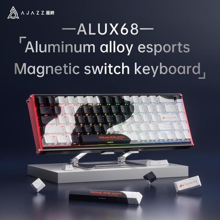 KEYBOARD AJAZZ ALUX68 MAX ALUMINUM CNC HE MAGNETIC SWITCH WIRED