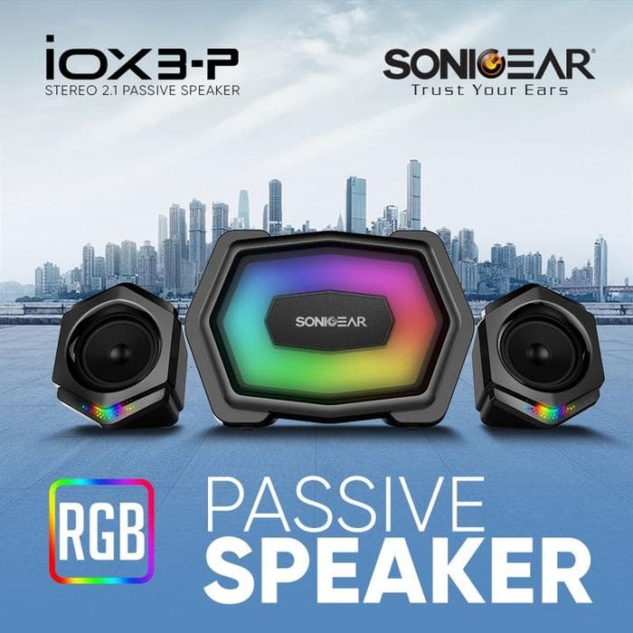 SPEAKER SONIC GEAR IOX 3-P PASSIVE SPEAKER