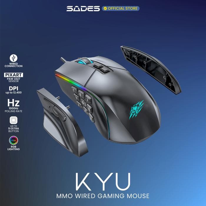 MOUSE SADES KYU M01 RGB
