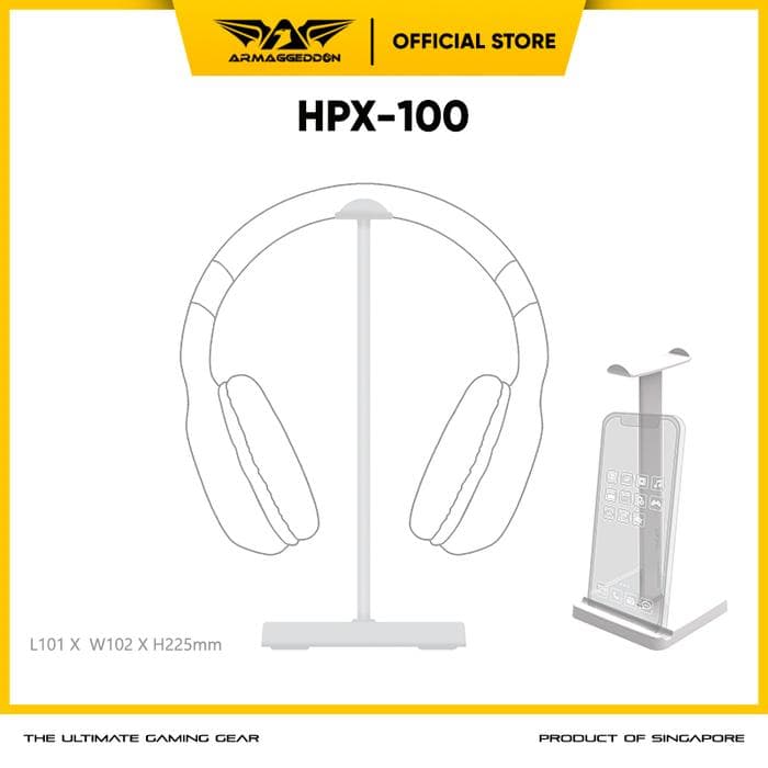 HEADPHONE STAND HPX-100 BLACK