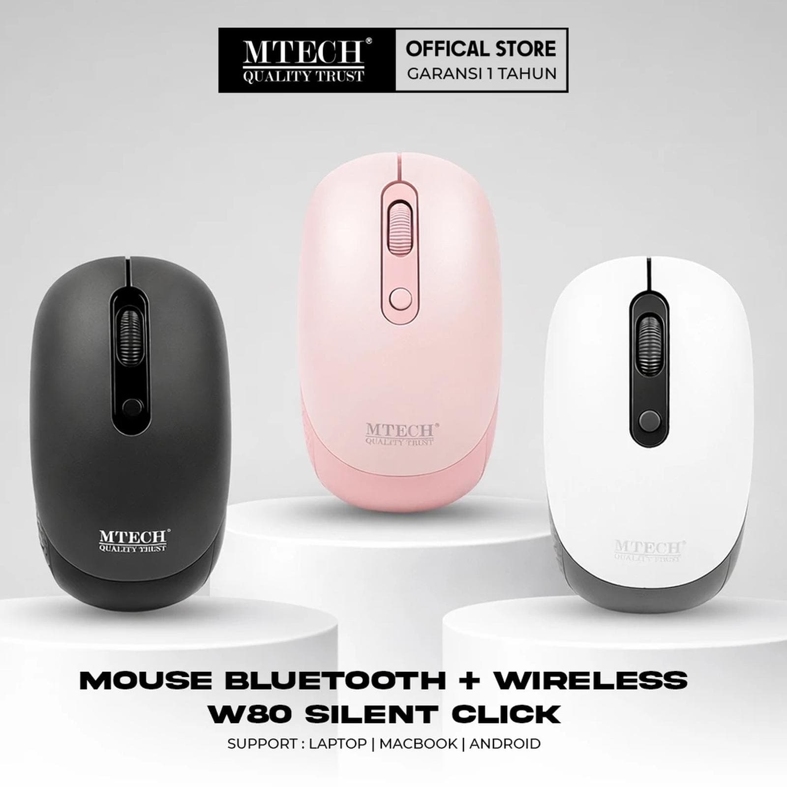 MOUSE MTECH W80 — Black