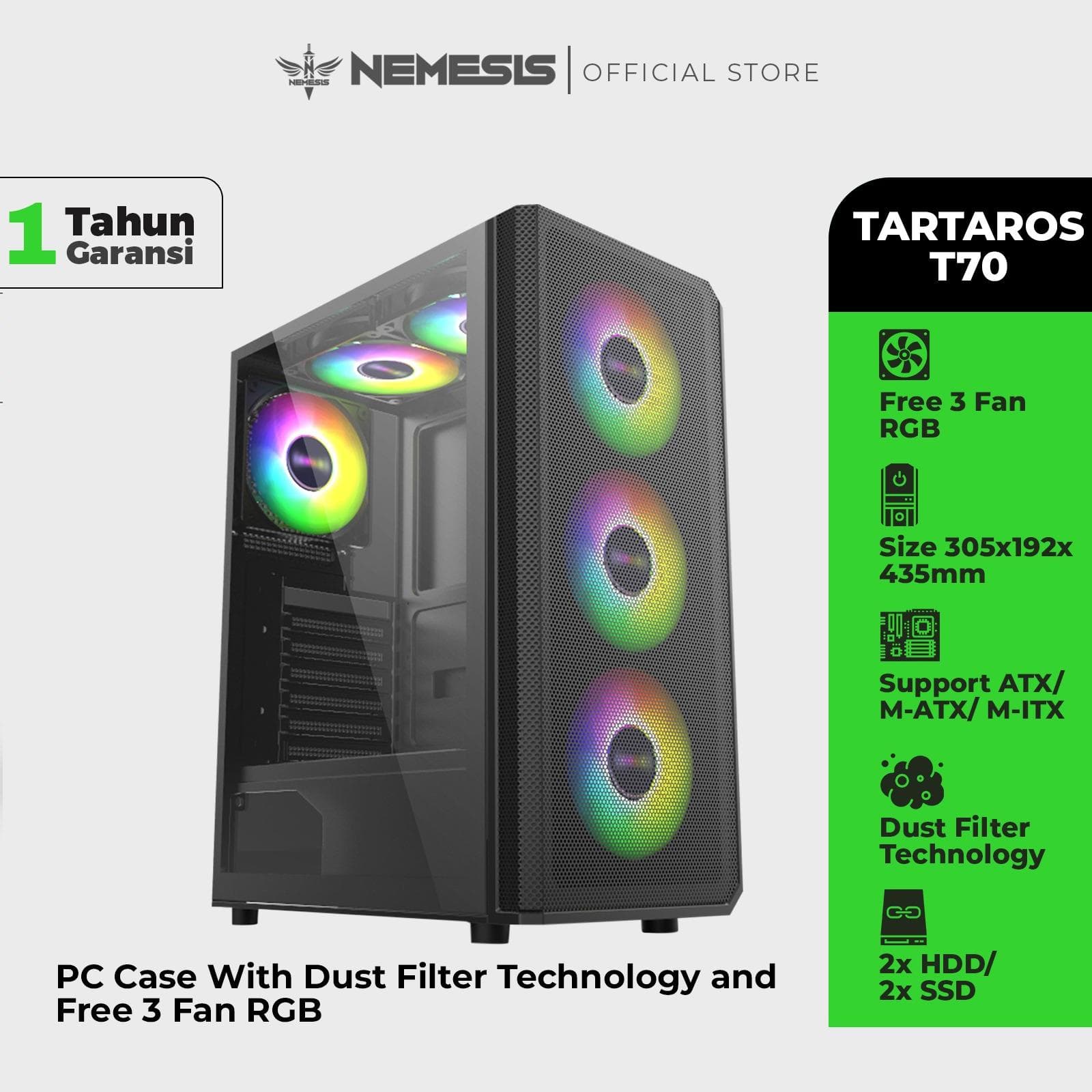 CASING NEMESIS TARTAROS T70 - ATX