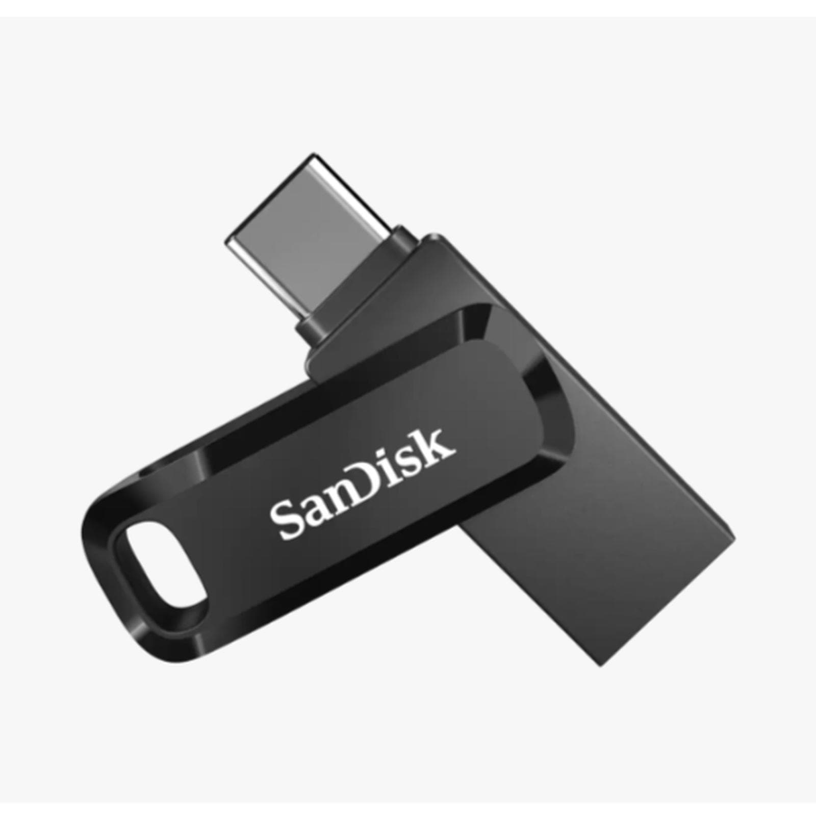 FLASHDISK SANDISK ULTRA DUAL DRIVE GO SDDDC3 G46 USB-C BLACK — 64GB