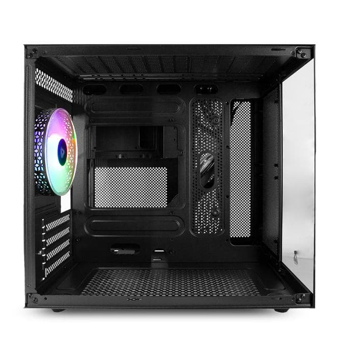 CASING PARADOX GAMING RENGGANIS BLACK - mATX — Black