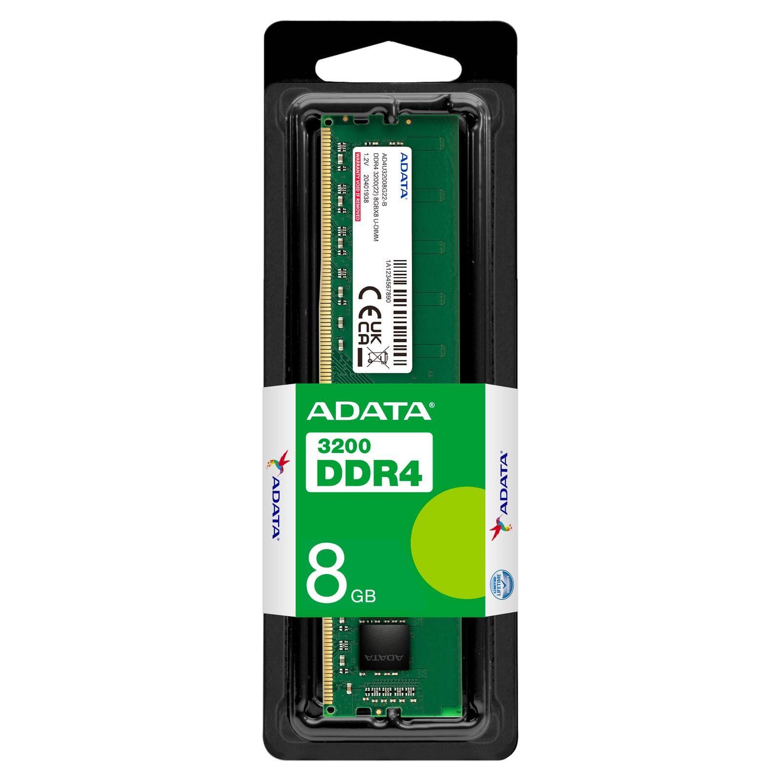RAM PC DDR4 ADATA 8GB (1x8GB) 3200MHz LONGDIMM
