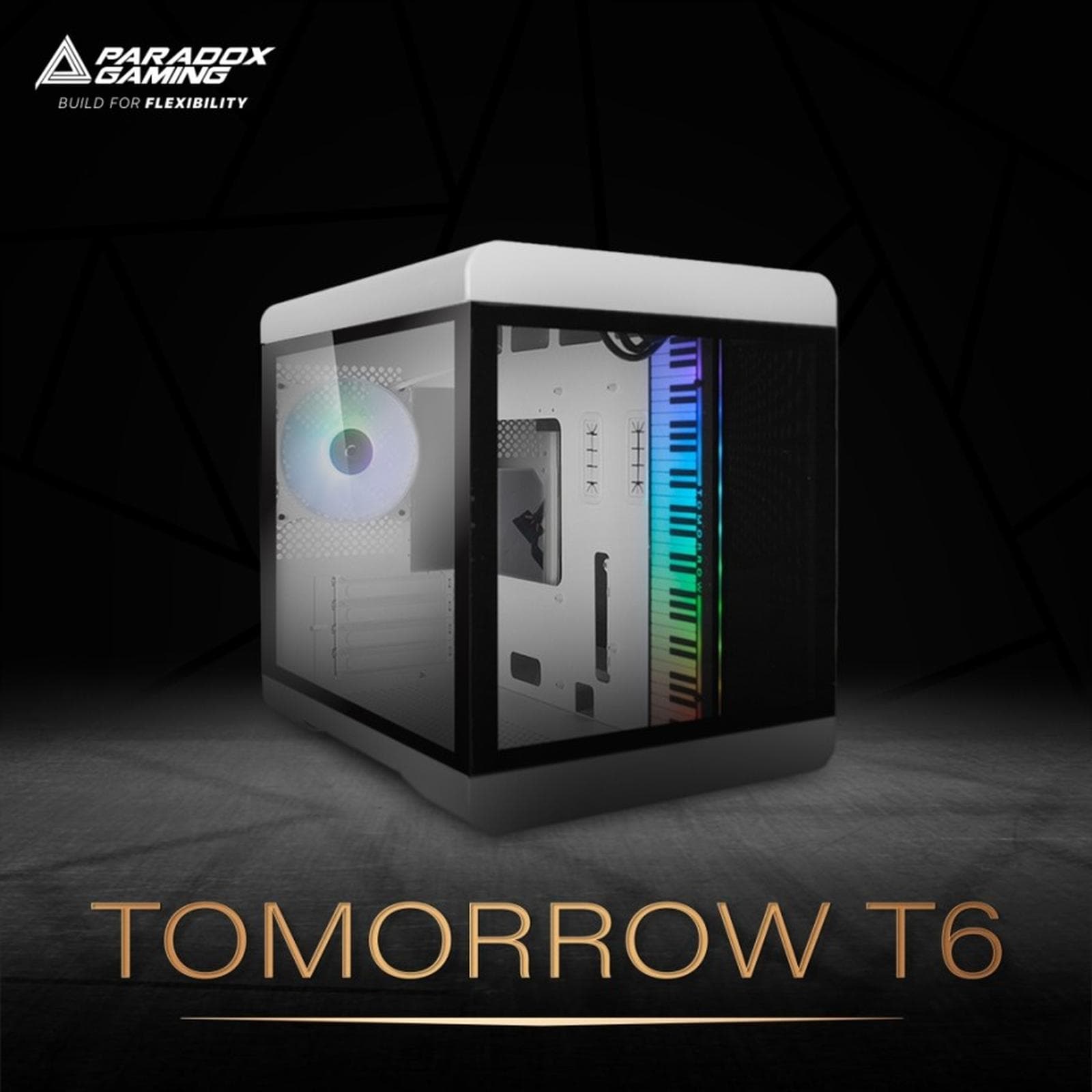 CASING PARADOX GAMING TOMORROW T6 - mATX