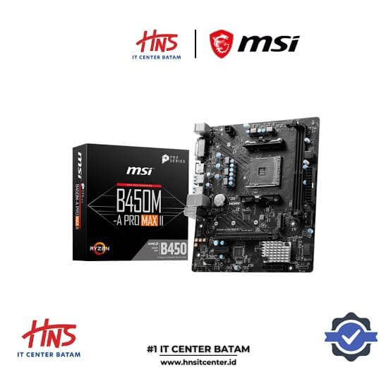 MOTHERBOARD MSI B450M-A PRO MAX II AM4