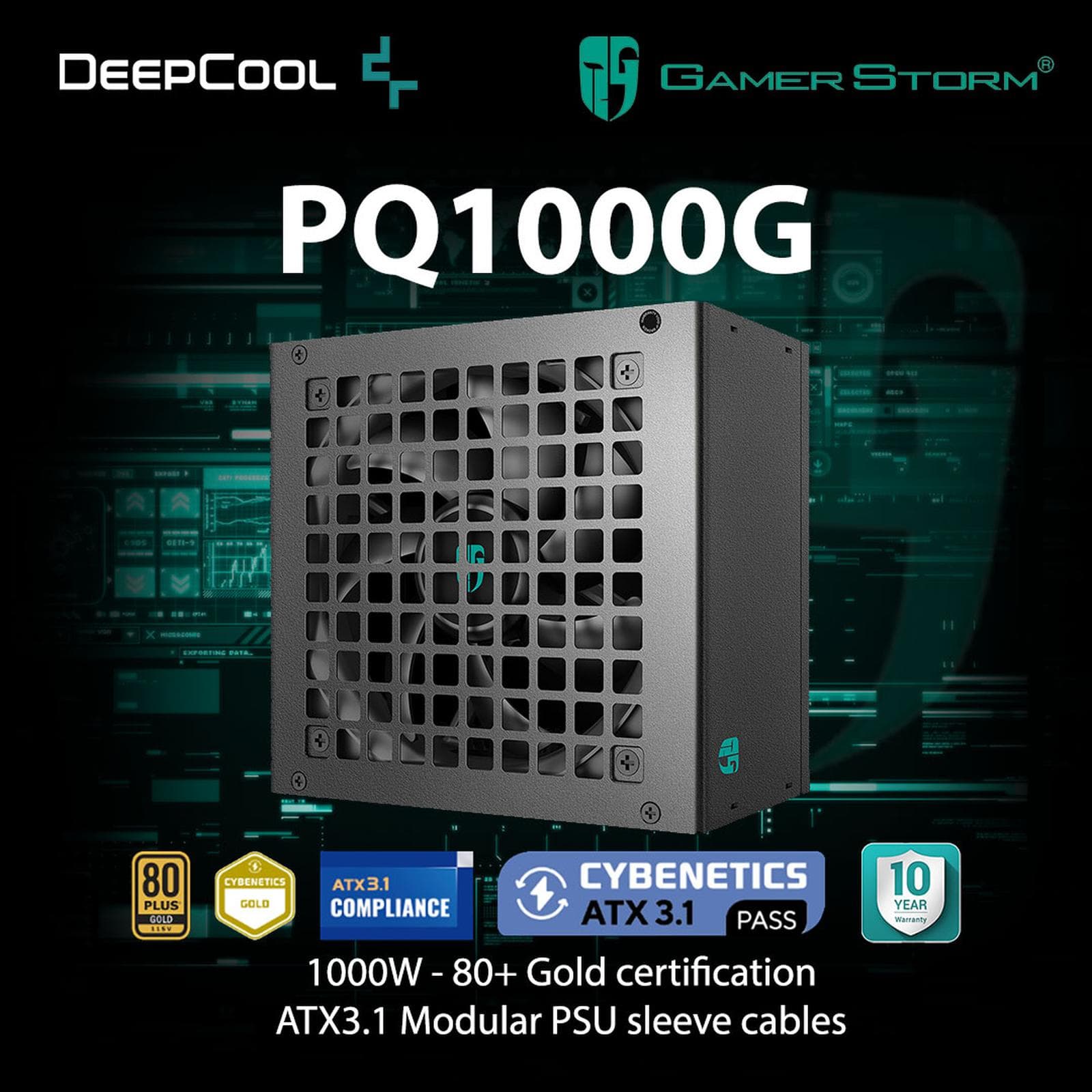 POWER SUPPLY GAMERSTORM PS1000P 1000W 80+ PLATINUM SFX - FULL MODULAR