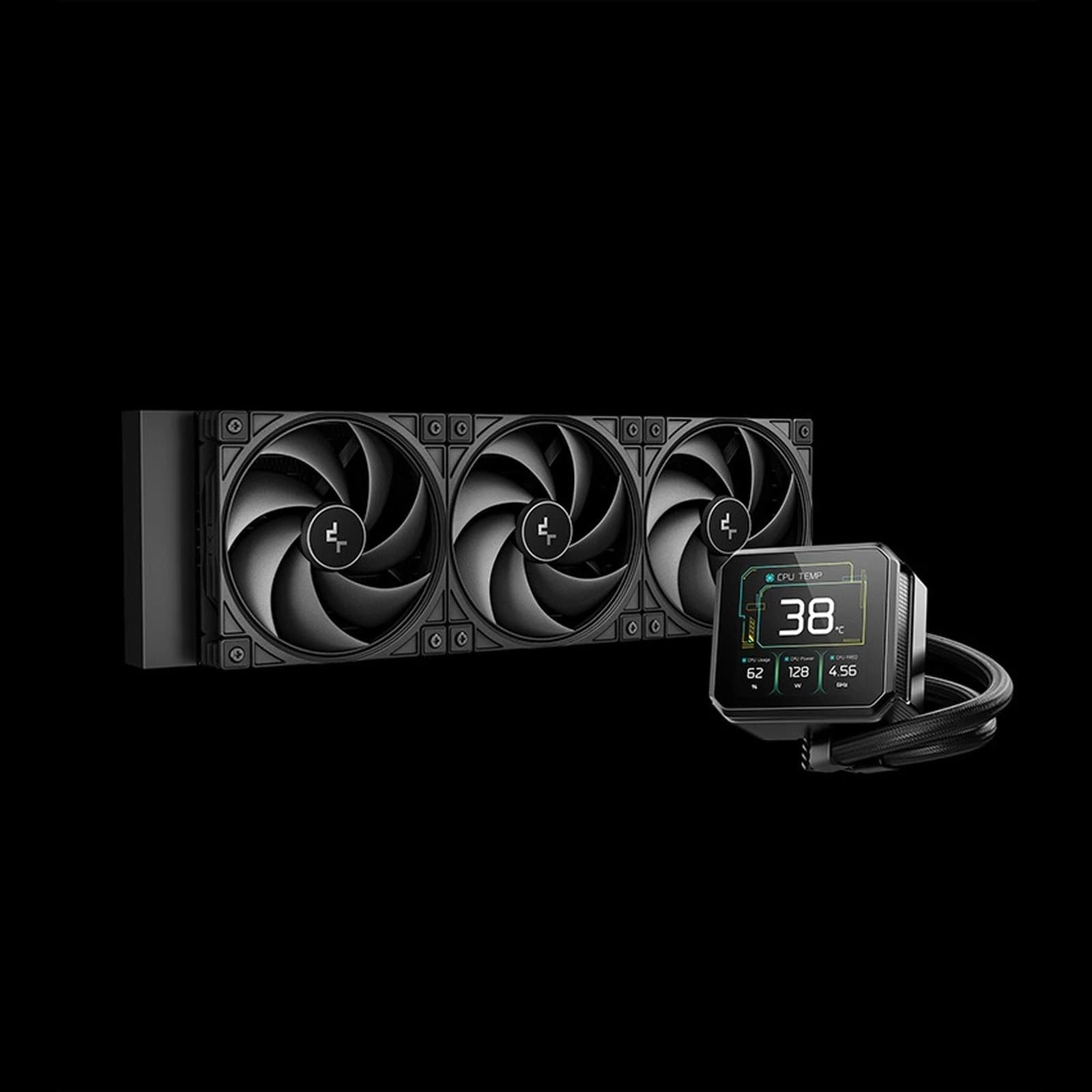 LIQUID COOLER DEEPCOOL SPARTACUS 360 BLACK LCD