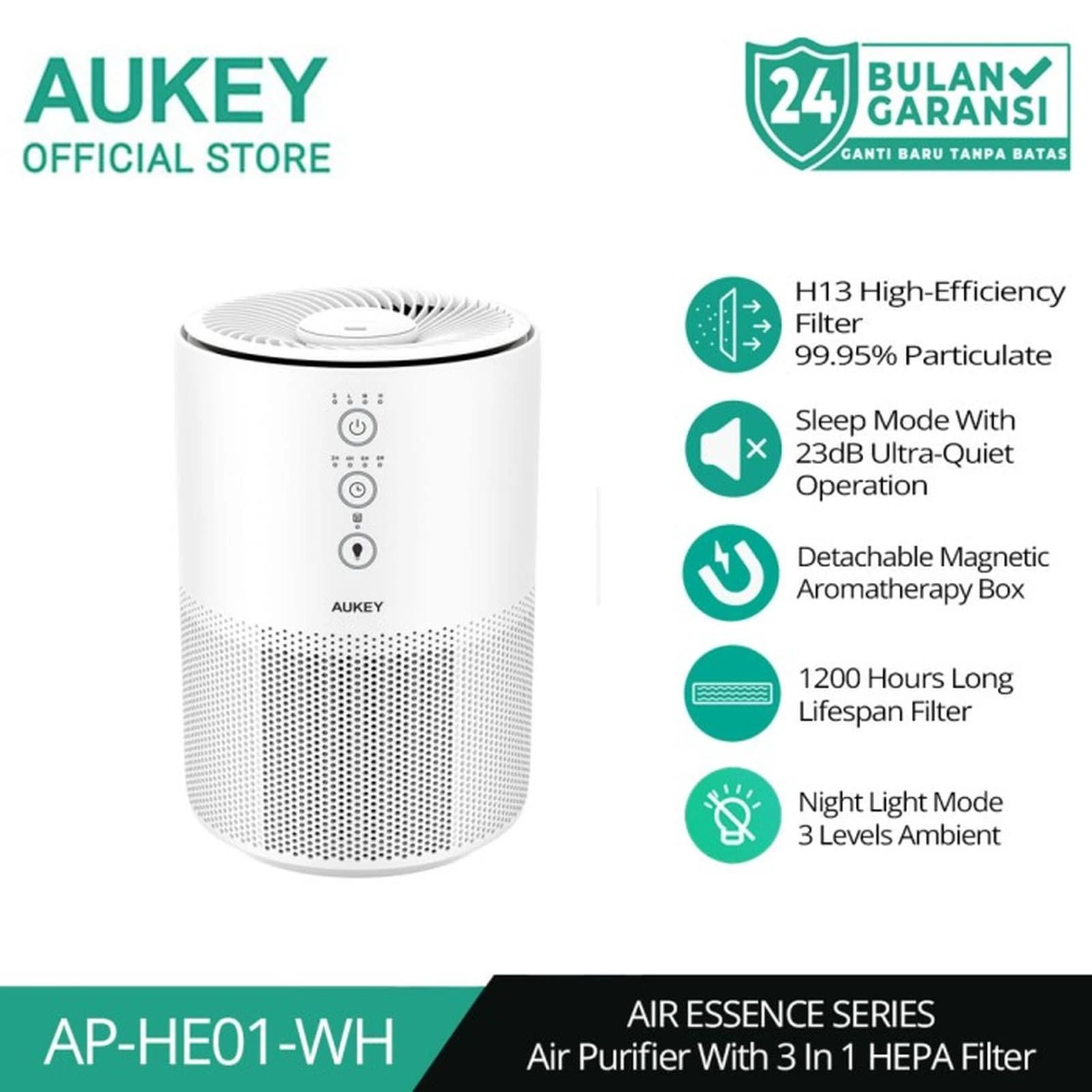 AUKEY HEPA AIR PURIFIER AIR ESSENCE AP-HE01