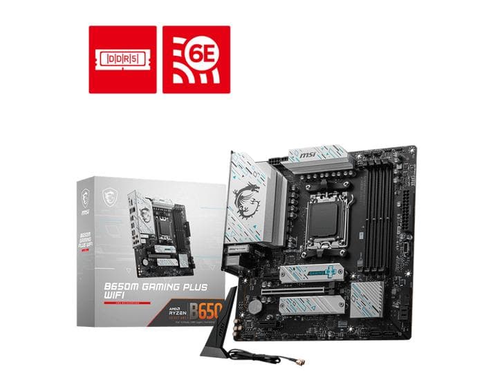 MOTHERBOARD MSI B650M GAMING PLUS WIFI AM5 - mATX