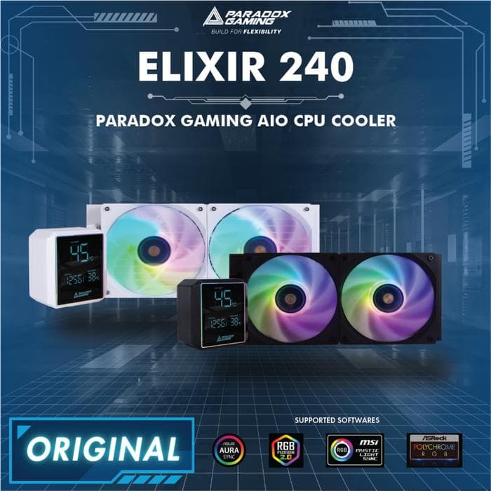 LIQUID COOLER PARADOX GAMING HYPERSONIC ELIXIR 240