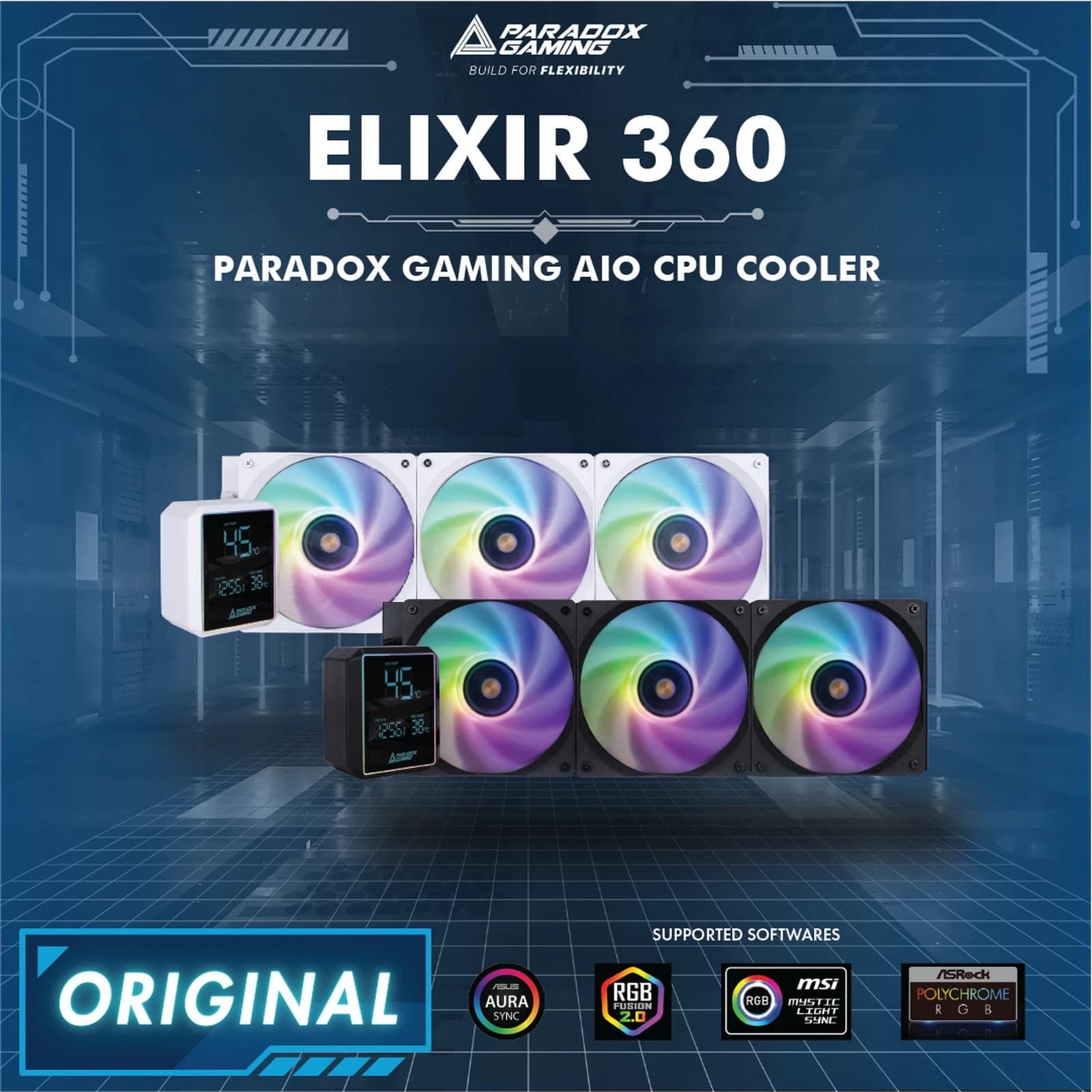 LIQUID COOLER PARADOX HYPERSONIC ELIXIR 360 ARGB
