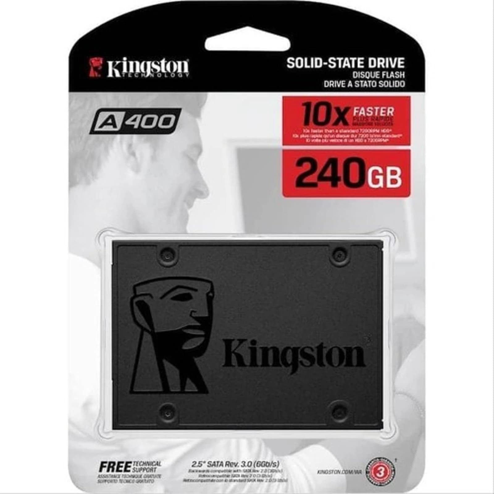 SSD SATA KINGSTON A400 - (240GB / 480GB / 960GB)