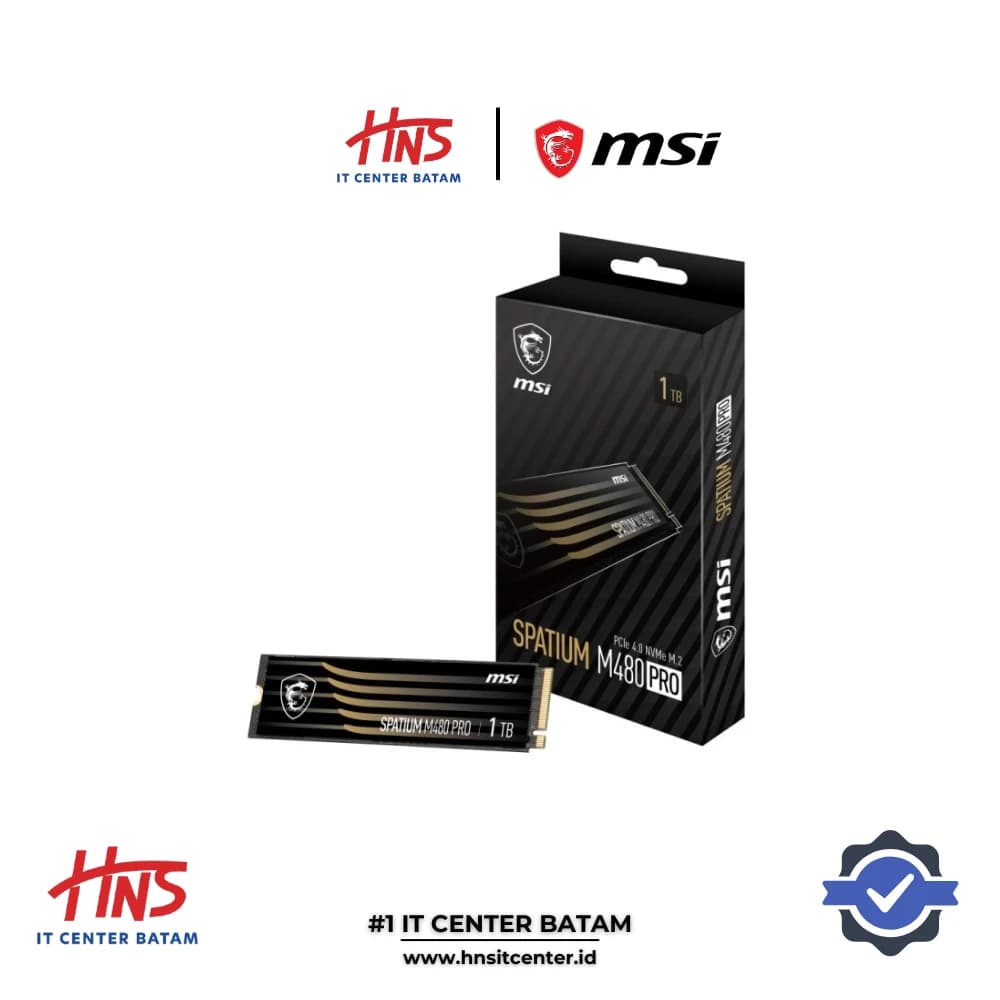 SSD NVME MSI SPATIUM M480 PRO - (1TB / 2TB) Gen 4.0