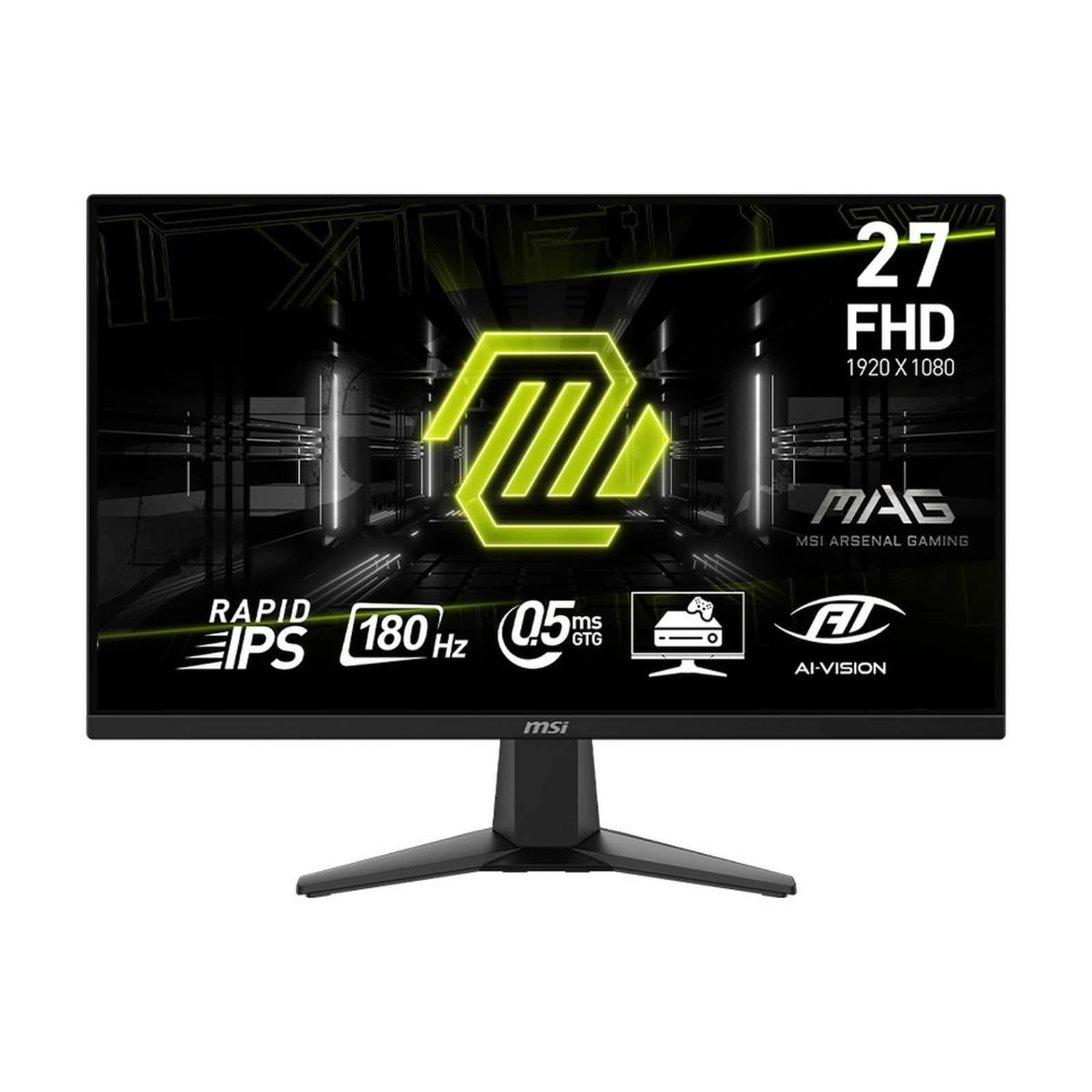 MONITOR MSI MAG 275F 27″ FLAT RAPID IPS FHD (1920×1080) 180Hz 0.5ms