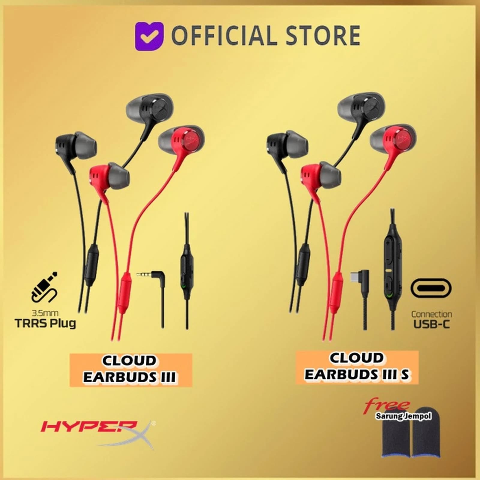 EARBUDS HYPERX CLOUD EARBUDS III