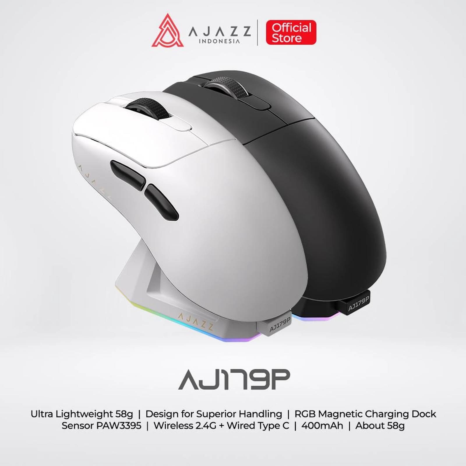 MOUSE AJAZZ AJ179P DUAL-MODE WIRELESS GAMING