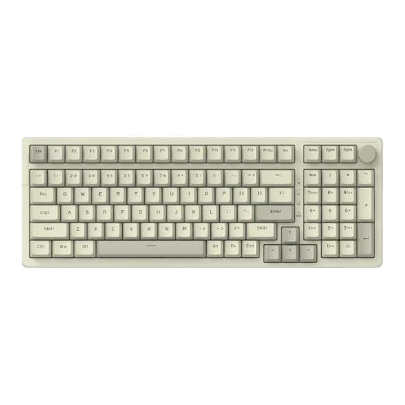 KEYBOARD AJAZZ AK992 WIRED RETRO RED SWITCH WHITE LIGHT MECHANICAL KEYBOARD