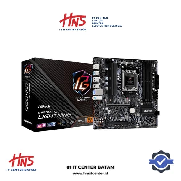 MOTHERBOARD ASROCK B650M PG LIGHTNING WIFI AM5 DDR5 - mATX