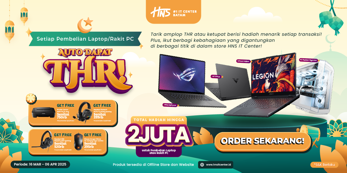 KV Promo Maret 2025 HNS IT Center Batam - 1200x600px