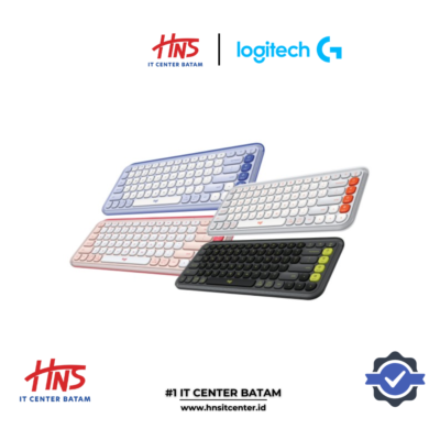KEYBOARD LOGITECH POP ICON KEYS BLUETOOTH WIRELESS GARANSI RESMI