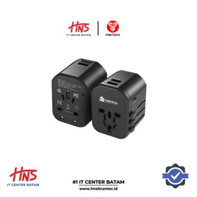 FANTECH UNIVERSAL TRAVEL ADAPTER 3-PORT PD+QC 20W - TAC1 / TAC01