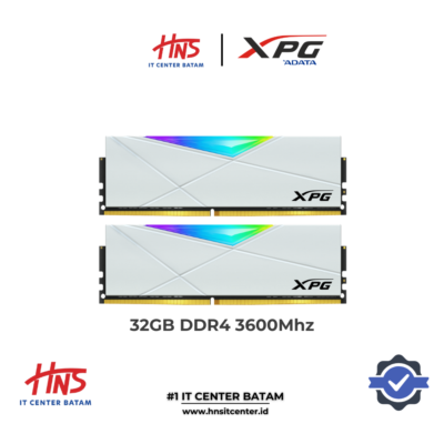 RAM PC DDR4 ADATA XPG SPECTRIX D50 32GB (2x16GB) 3600Mhz - (AX4U360016G18I-DW50)