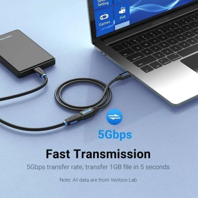 VENTION KABEL USB 3.0 EXTENSION TYPE A MALE TO FEMALE FAST DATA TRANSFER (CBHBH) - Gambar 4