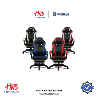 KURSI GAMING REXUS RGC R55 GAMING CHAIR WITH FOOTREST