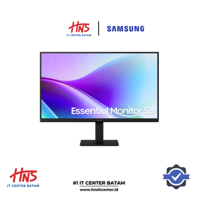 MONITOR SAMSUNG ESSENTIAL S3 24 FLAT IPS FHD (1920x1080) 120Hz 72% NTSC (S24F320GAE)