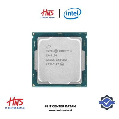 PROCESSOR INTEL I3-8100 TRAY 3.6GHz LGA1151