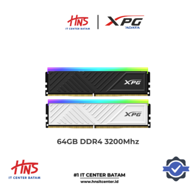 RAM PC DDR4 ADATA SPECTRIX D35G RGB DDR4 64GB (2x32GB) 3200Mhz