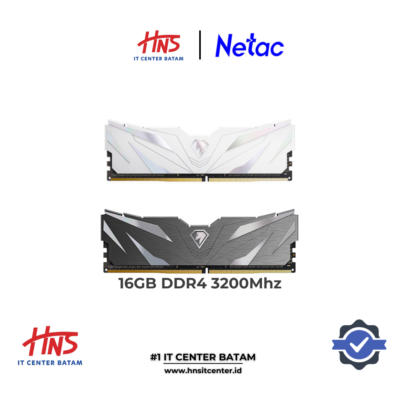 RAM PC DDR4 NETAC SHADOW II 16GB (2x8GB) 3200Mhz