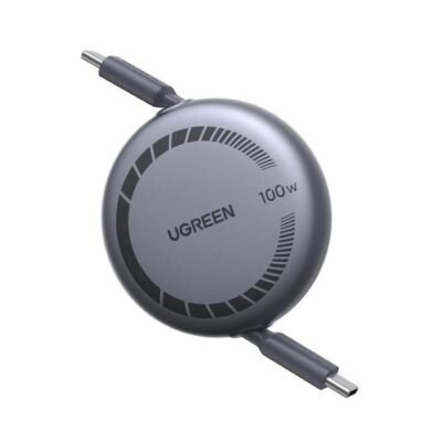UGREEN NEXODE USB-C TO USB-C PD FAST CHARGING RETRACABLE 100W 1M - (65905)