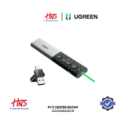 UGREEN LASER POINTER WIRELESS PRESENTER REMOTE GREEN LASER TYPE-C DOT 2.4GHz 100M - 20470