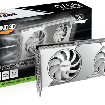 VGA CARD INNO3D RTX 5070 12GB TWIN X2 OC WHITE GDDR7