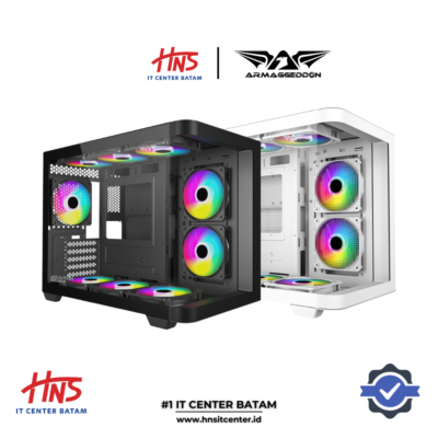 CASING ARMAGGEDDON AQUARON X CURVE 285 DUAL CHAMBER (BUNDLE FREE EACH COLOUR) - mATX